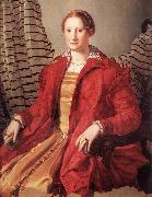 BRONZINO, Agnolo Portrait of a Lady dfg oil painting on canvas